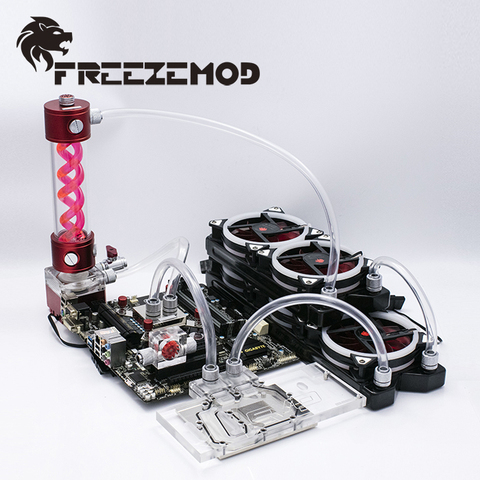 FREEZEMOD computer water cooling system Set professional set 3 for soft pipe ,FREEZEMOD-PKS3 ► Photo 1/1