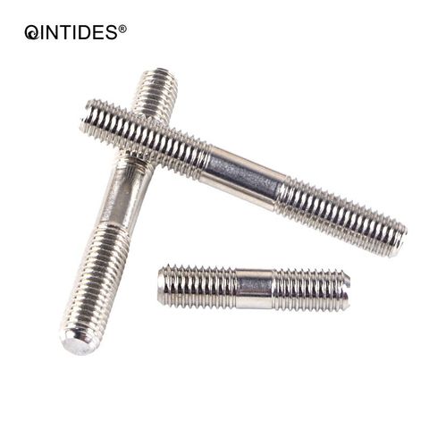 QINTIDES M6 M8 M10 Double end studs (clamping type) 304 stainless steel Isometric double head bolts ► Photo 1/4