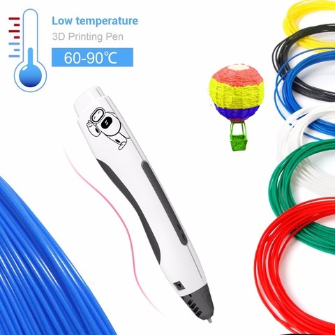 3D Printing Pen 3D Pen Set Low Temperature PCL Filament for Kids