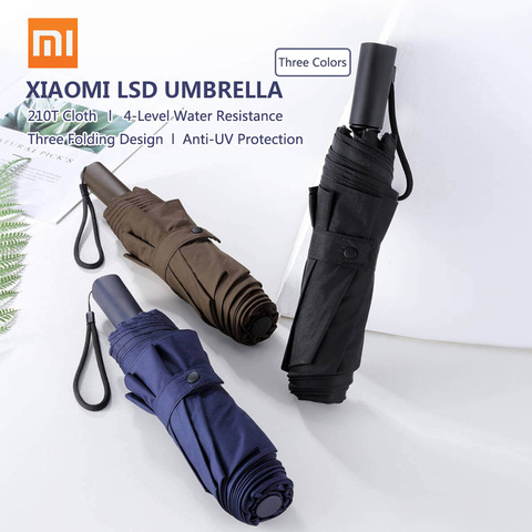 Xiaomi LSD Umbrella Water Repellent Level 4 UV Sunscreen Is Strong and Wind Resistant Three Colors Mijia Umbrella Smart Home ► Photo 1/6
