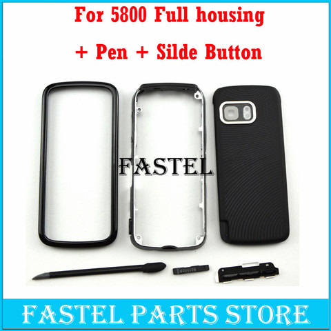 For Nokia 5800 High Quality New Full Complete Mobile Phone Housing Cover Case + English/Russian/Arabic Keypad With tracking ► Photo 1/6