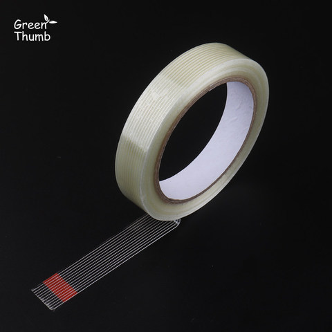 1pc 20mm by 25m Filament Tape Fiber Reinforced Adhesive Tape Stripe Single Sided Transparent For High Duty Packing No Trace ► Photo 1/4