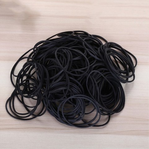 Black Color Rubber Bands Stationery Holder Good Quality School Office Rubber Band Home Supplies ► Photo 1/6