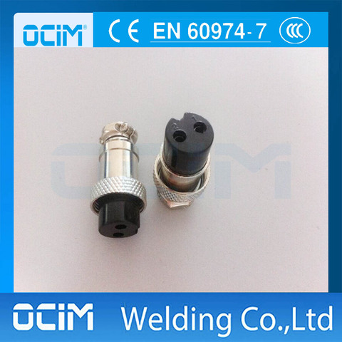 2pcs 2 pin connector for tig and plasma torch ► Photo 1/1