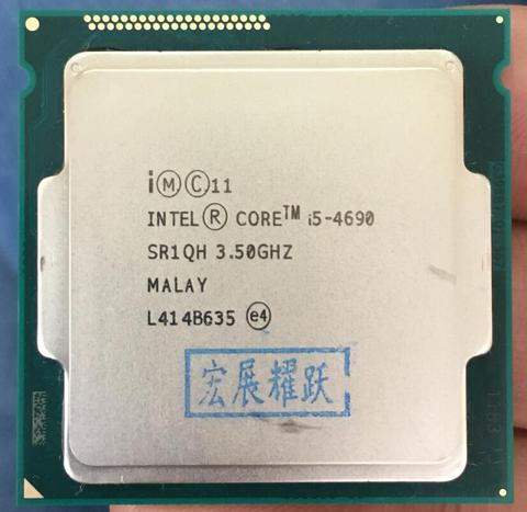 PC computer Intel Core i5-4690  i5 4690  Processor Quad-Core LGA1150 Desktop CPU 100% working properly Desktop Processor ► Photo 1/2