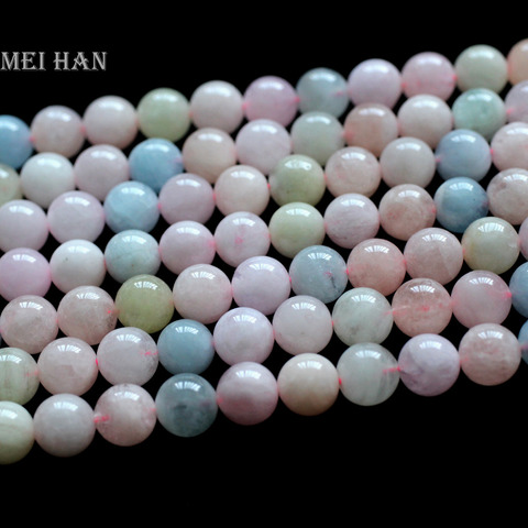Wholesale (2 strands/set) 8mm natural beryll Cyclosilicate fashion charm gem stone loose beads for DIY women necklace bracelet ► Photo 1/3