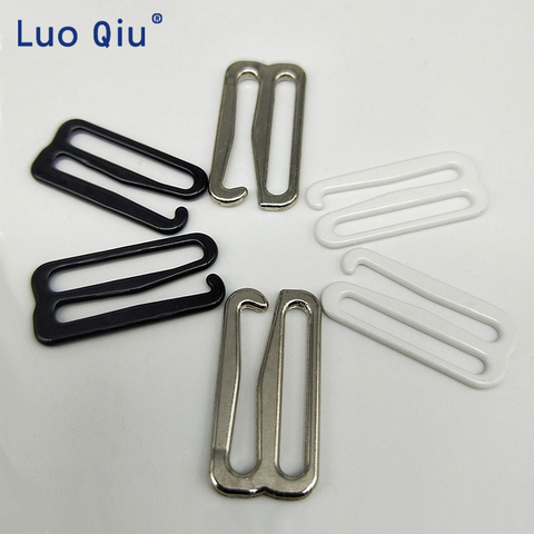 Painted silver type 9 metal bar Buckles clips for Lingerie Adjustment accessories DIY belt buckle garment 10 pcs/lot 20mm ► Photo 1/6