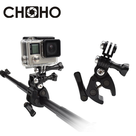 Gun Mount Archers Rifle Fishing Rod Arrow Retaining Fixed Base Clip Tripod Mount for GoPro Hero 8 7 6 5 9 Xiaomi YI 4K SJ5000 ► Photo 1/6