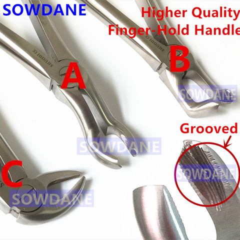  Stainless Steel Dental Extraction Forceps Adults Teeth Extracting Pliers Surgical Toothdental Instrument  ► Photo 1/6