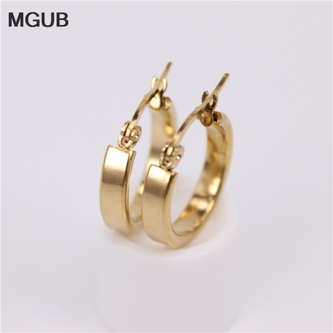 MGUB 17mm diameter small cute ear ring Stainless steel Smooth for wear  Special offer free shipping HX2 ► Photo 1/6