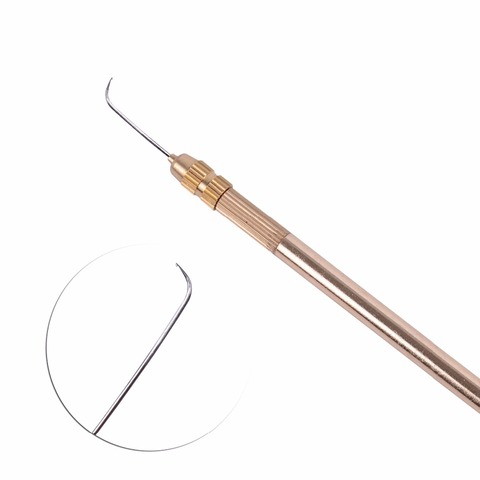GERMAN NEEDLE+ Holder For Lace Wig Accessories Weaving Ventilating Needles and Holder ► Photo 1/6