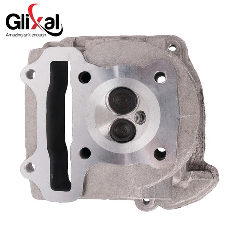 Glixal GY6 100cc Chinese Scooter Engine 50mm Big Bore Cylinder Head Assy for 4T 139QMB 139QMA Roketa ZNEN Moped (69mm valves) ► Photo 1/1