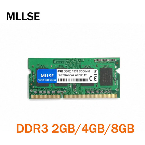 MLLSE New Sealed SODIMM DDR3 1333Mhz 4GB PC3-10600 memory for Laptop RAM,good quality!compatible with all motherboard! ► Photo 1/5