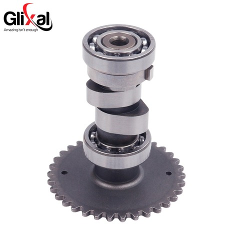 Glixal Cam Shaft 125cc 150cc GY6 Scooter Moped ATV 152QMI 157QMJ Camshaft for Jonway ZNEN TAOTAO ROKETA SUNL JCL ► Photo 1/5