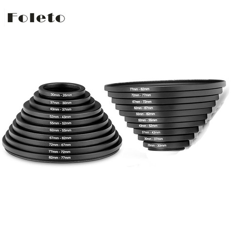 Foleto Lens Filter Adapter Ring Step UP Down Rings 46-59-52-55-58-62-67-72-77-82mm for Canon nikon sony Pentax dlsr camera 500d ► Photo 1/6