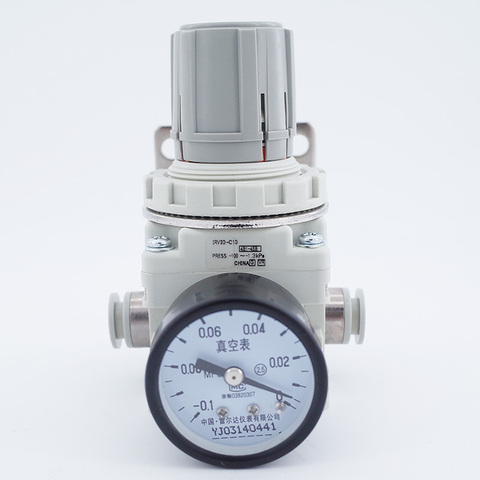 Negative pressure vacuum regulator IRV10/20 Straight/Elbow fittings with Pressure gauge/Digital pressure switch regulator ► Photo 1/6