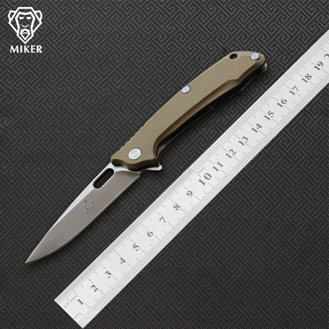 MIKER Outdoor 1809 Ball Bearing Folding Knife 9cr14 Blade G10 Handle Camping Adventure Mountaineering Tactical EDC Tools ► Photo 1/1