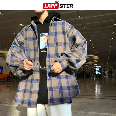 streetwear dress shirts Men'S Comfortable Streetwear Blouse Men Dress Shirts Slim Fit Stretch Banded Collar Long&Short Sleeve Casual Button Down Shirt