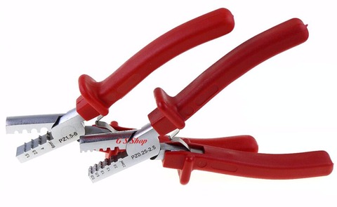 PZ 0.25-2.5 PZ 1.5-6 Germany Style Small Crimping Pliers for cable end sleeves,terminal crimping tool ► Photo 1/5