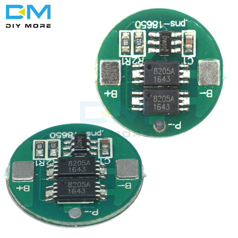5PCS Dual MOS Battery Protection 18650 Lithium Li-ion Battery High Voltage Detection Circuit Module Board Overcurrent Detection ► Photo 1/6