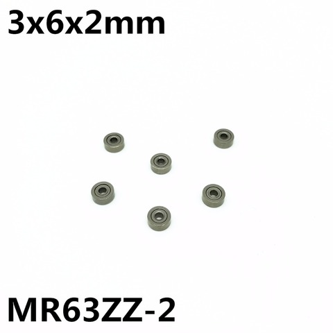 10Pcs MR63ZZ-2 3x6x2 mm Deep groove ball bearing Miniature bearing High qualit MR63Z ► Photo 1/1