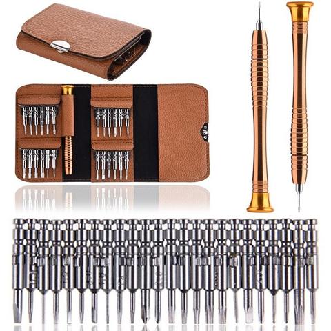 Mini Precision Screwdriver Set 25 in 1 Electronic Torx Screwdriver Opening Repair Tools Kit for iPhone Camera Watch Tablet PC ► Photo 1/6