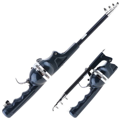 1.4m Glass Fiber Foldable Fishing Rod Built-in Fishing Reel with 80m Line Travel Portable Lure Rod ► Photo 1/6