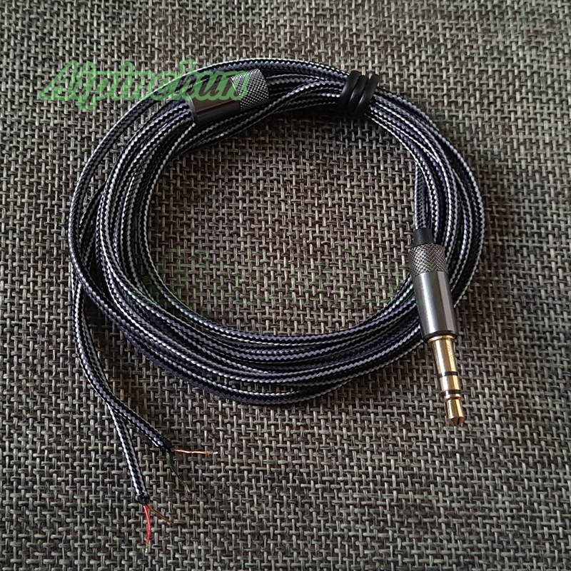 3.5mm Jack DIY Earphone Audio Cable Headphone Repair Replacement Wire Cord 