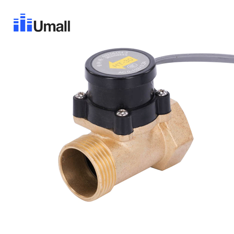 HT30 1 One Inch Water Flow Sensor Switch Boosting Pump Full Copper Magnetic Automatic Electronic Pressure Valve Controller 110V ► Photo 1/6