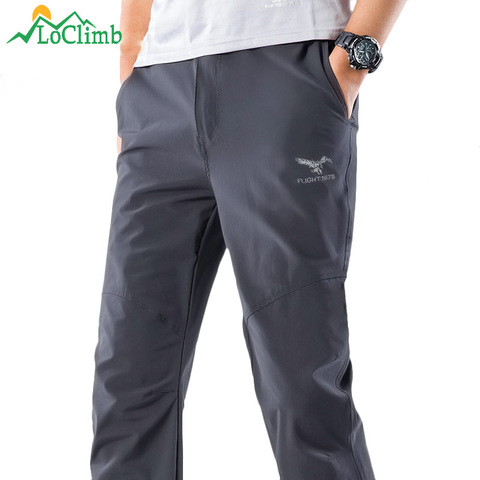 LoClimb Outdoor Hiking Pants For Men Summer Ultra-thin Quick Dry Trousers Men's Fishing/Climbing/Camping/Trekking Pants AM384 ► Photo 1/6