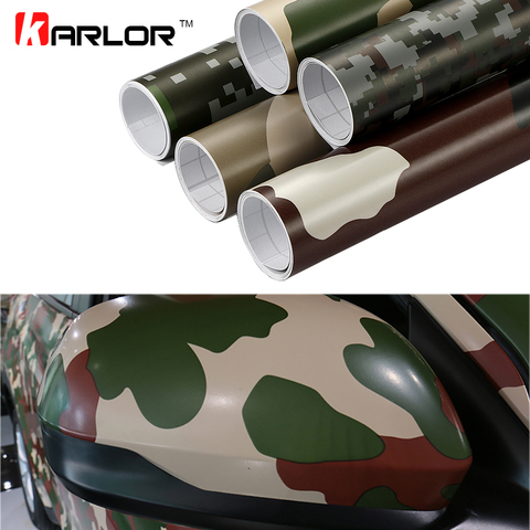 30cm*100cm Camouflage Vinyl PVC Car Sticker Wrap Film Digital Woodland Army Military Green Camo Desert Decal For Auto Motorcycle ► Photo 1/6