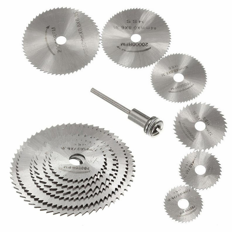 6 Pcs HSS Metal Circular Saw Disc Wheel Blades Cut Off Dremel Drill Rotary Tools Fine Precision Cuts For Small Cut Off Jobs ► Photo 1/6