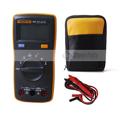 Original Fluke 106 Handheld Digital Easily Carried mini Multimeter With Soft Case ► Photo 1/1