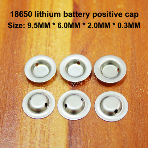 100pcs/lot 18650 battery flat head to change the tip cap 18650 lithium battery positive spot welding tip cap battery accessories ► Photo 1/4
