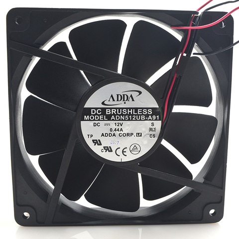 New FOR ADDA 13525 ADN512UB-A91 135 * 135 * 25mm 12V dual ball bearing cooling fan for 135*135*25mm ► Photo 1/4
