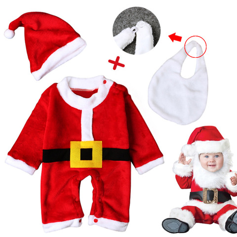 Baby Christmas Suit Kids Christmas Clothes Set Girls Boys Santa Claus Clothing Set Children Christmas Cosplay Party Costume ► Photo 1/1