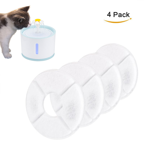 4PCS Activated Carbon Filter For Automatic Cat Dog Fountain Water Feeder Replacement Drinking Machine Filter Core Accessories ► Photo 1/6