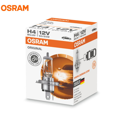 OSRAM H1 H3 H4 H7 H8 H9 H11 H13 H15 H16 9005 9006 9007 9008 880 881 H8B H9B H11B HB3 HB4 Car Headlight Fog Lamp Auto Bulb, 1X ► Photo 1/6