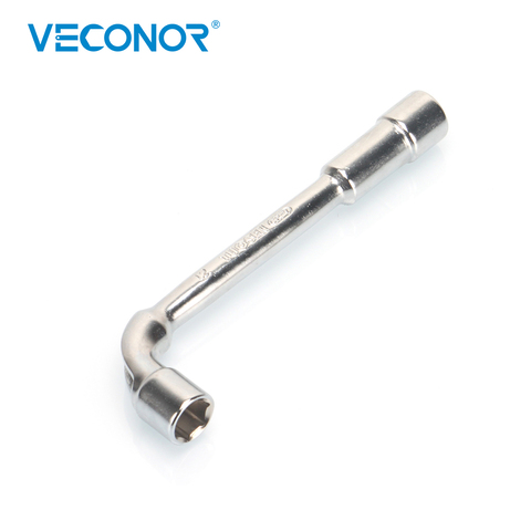 12mm L Type Angled Socket Wrench Spanner With Thru Hole, Chome Vanadium ► Photo 1/5