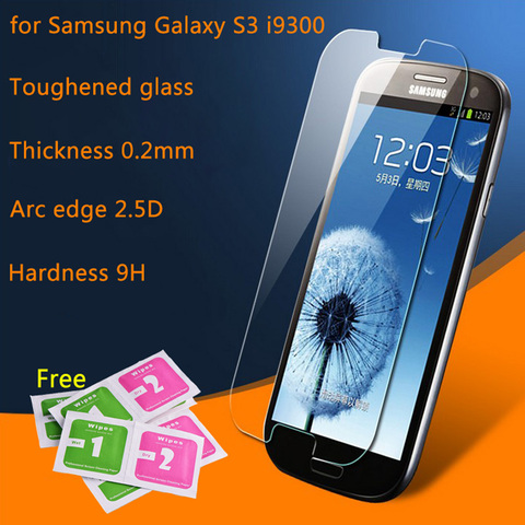Premium Tempered Glass For Samsung Galaxy S3 S4 S5 S6 mini Note2 SIII I9300 Duos Screen Protector HD Toughened Protective Film ► Photo 1/6