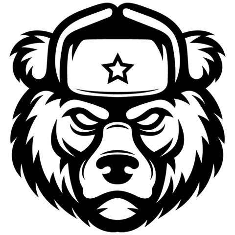 CK2266#16*15cm Bear with earflaps funny car sticker vinyl decal silver/black car auto stickers for car bumper window ► Photo 1/6