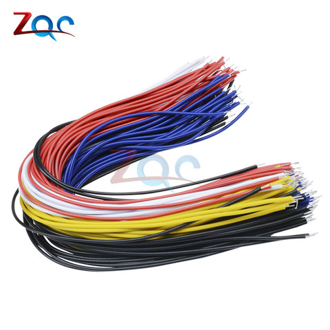 100PCS/LOT Tin-Plated Breadboard PCB Solder Cable 26AWG 20cm Fly Jumper Wire Cable Tin Conductor Wires 1007-26AWG Connector Wire ► Photo 1/6