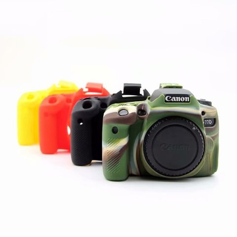 Nice Soft Silicone Rubber Camera Protective Body Cover Case Skin For Canon  5D Mark III 5D3 5D4 6D 6D2  70D 77D 200D Camera Bag ► Photo 1/6