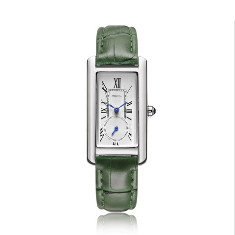Fashion REBIRTH Brand Quartz Women Watch Rectangle Analog Leather Clock Lady Casual Gift Girl Wristwatches Montre Femme Relogio ► Photo 1/5