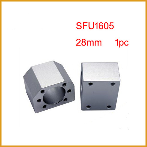 sfu1605 ballscrew nut housing bracket holder for  SFU1605 Aluminium Alloy Material for 1605 ball screw ► Photo 1/1
