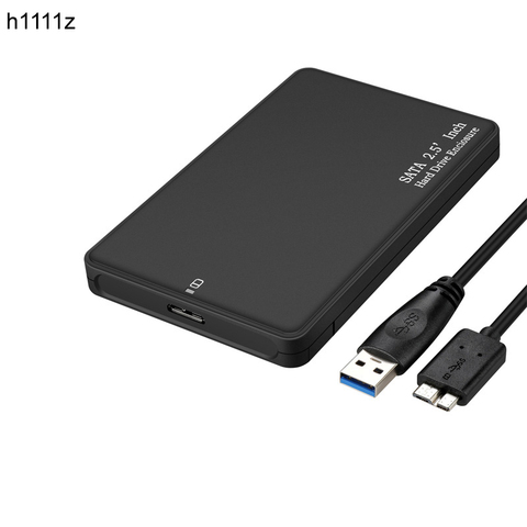 2.5inch USB 3.0 SATA Hd Box HDD Drive External HDD Enclosure black Case Tool Free 5 Gbps Support UASP for SSD/ 2TB Hard Disk ► Photo 1/6