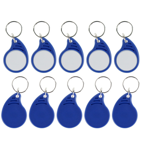 New Arrival RFID IC keyfobs 13.56 MHz keychains NFC key tags ISO14443A MF Classic 1k token tag for smart access control system ► Photo 1/6