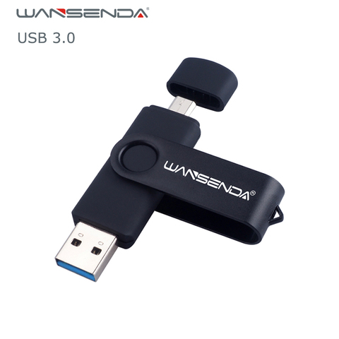 New Usb 3.0 Wansenda OTG USB flash drive for SmartPhone/Tablet/PC 8GB 16GB 32GB 64GB 128GB 256GB Pendrive High speed pen drive ► Photo 1/6