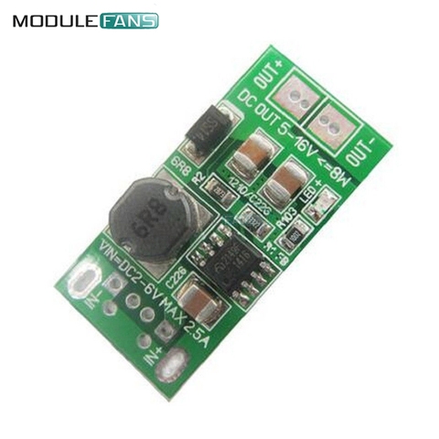 8W USB Input DC-DC 1V 2V-6V 5V to 12V Step Up Boost Module Power Supply Converter Charger Diy Kit Electronic PCB Board Module ► Photo 1/3
