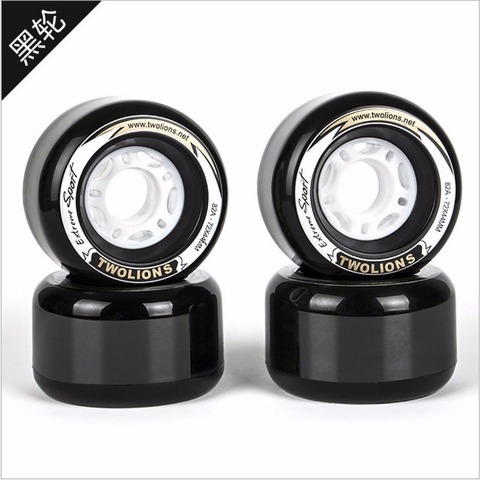 2 Piece TwoLions 72*44mm Free line Skates Wheels 82A High rebound Drift Skateboard Rodas PU LongBoard wheels for Skateboard ► Photo 1/5